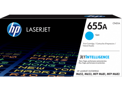 HP 655A CYAN ORIGINAL LASERJET TONER