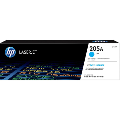 HP # 205A ORIGINAL  CYAN LASERJET TONER CARTRIDGE