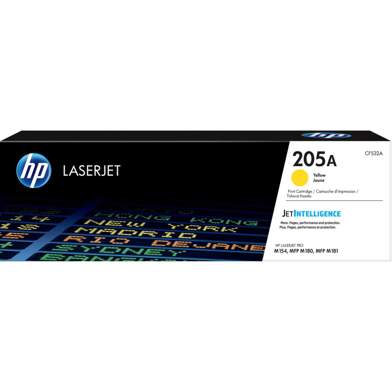 HP # 205A ORIGINAL YELLOW LASERJET TONER CARTRIDGE