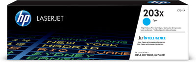 HP # 203X ORIGINAL CYAN LASERJET TONER CARTRIDGE
