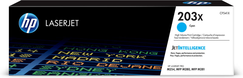 HP # 203X ORIGINAL CYAN LASERJET TONER CARTRIDGE