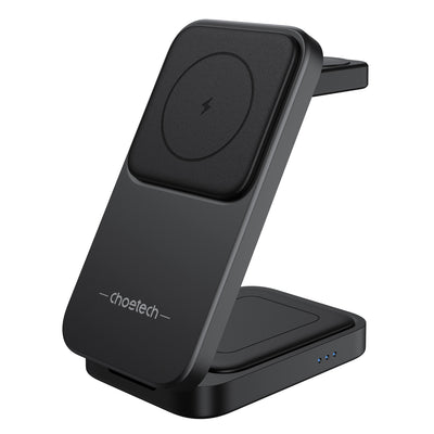 CHOETECH FAST WIRELESS 3 IN 1 MAGNETIC CHARGING STAND T611-F 15W - ...