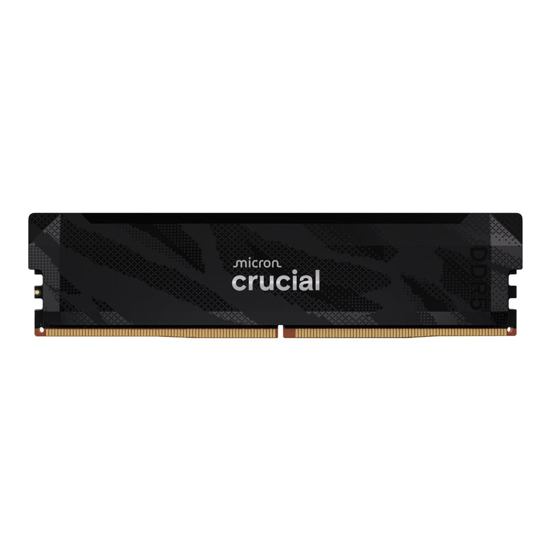 Crucial Pro 16GB 6400Mhz DDR5 Desktop OC Gaming Memory - Black