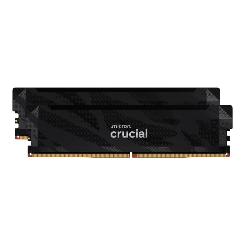 Crucial Pro Overclocking DDR5-6400 32GB Desktop Gaming Memory Kit (16GB x 2) - Black