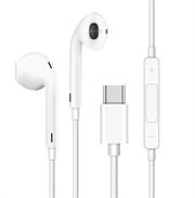 EZRA 3.5mm To TypeC White Digital Earphones 1.2m Length cable
