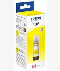 Epson 108 EcoTank 70Ml Ink Yellow Bottle