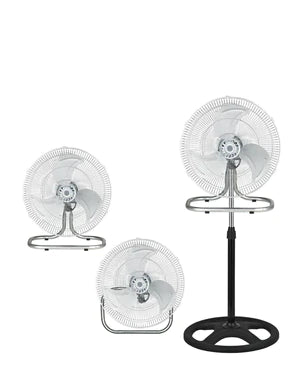 Goldair 18'' 3-In-1 High Velocity Fan - Black & Silver