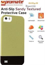 Promate Green Gritty iPhone 5 Anti-Slip protective case