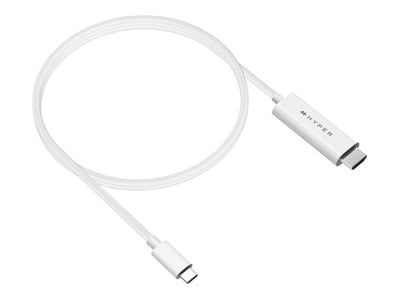 TARGUS - HYPER 4K USB-C TO HDMI CABLE - WHITE SHARE 4K60HZ CONTENT ...
