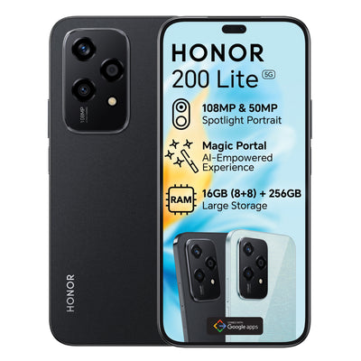 Honor 200 Lite 256GB DS Midnight Black