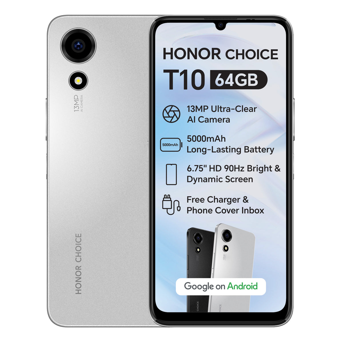 Honor Choice T10 64GB Ds Silver
