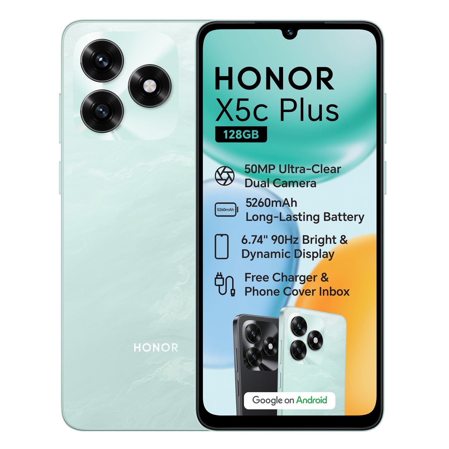 Honor X5C Plus 128GB Dual SIM Ocean Cyan