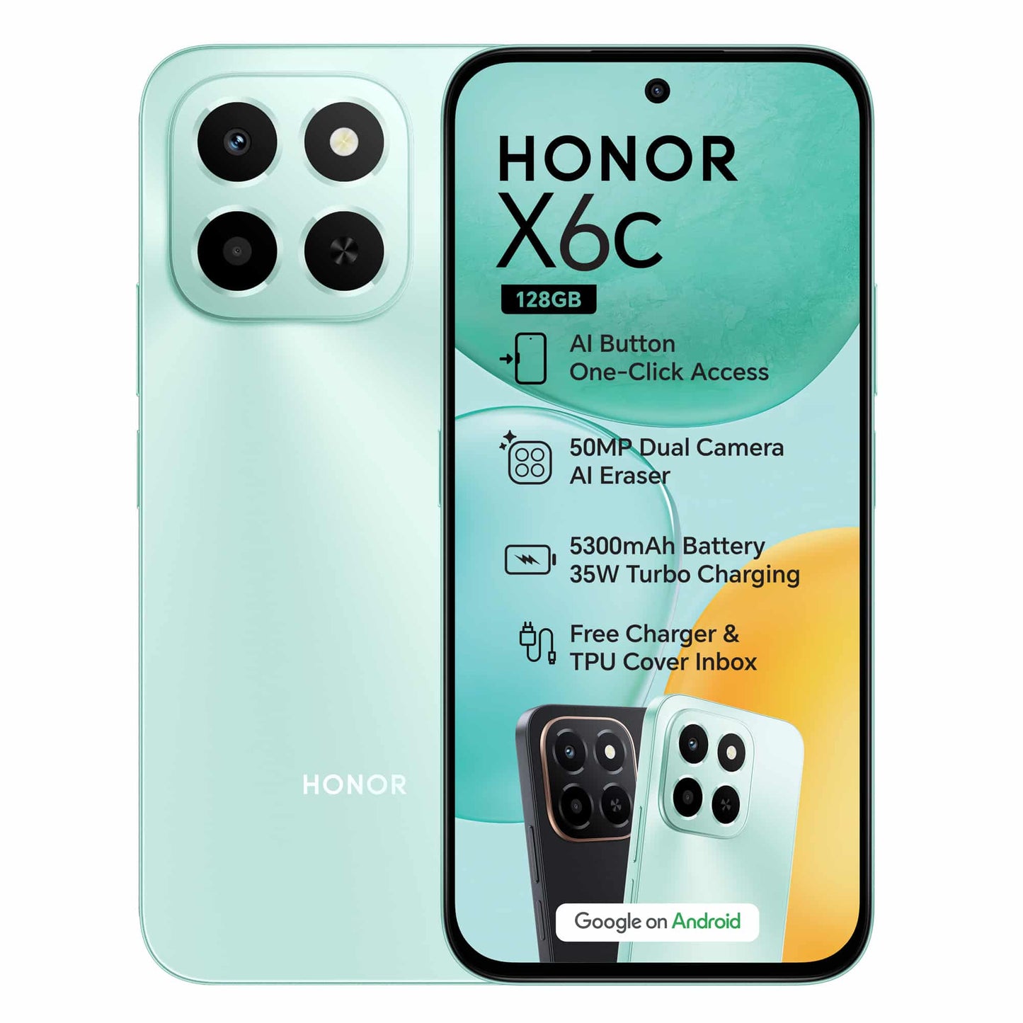 Honor X6C 128GB Dual SIM Ocean Cyan