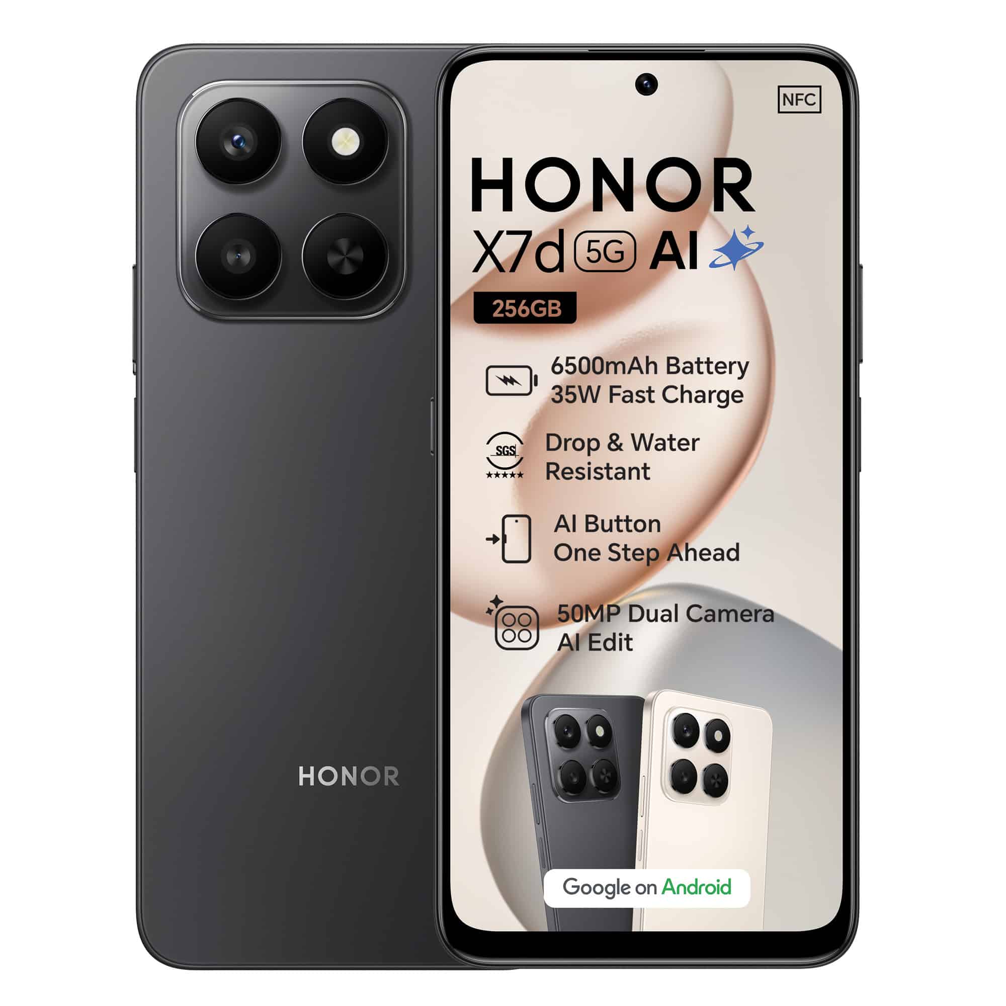 Honor X7D 256GB Dual SIM Velvet Black