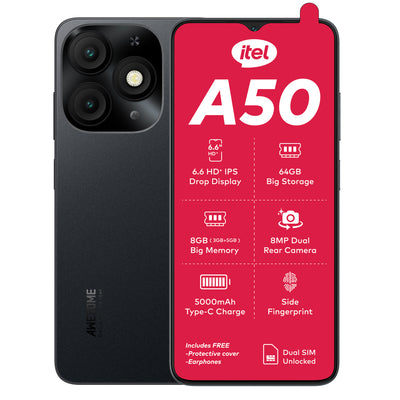 Itel A50 64GB DS Black