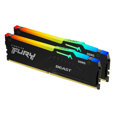 KINGSTON 32GB 5600MT/S DDR5 CL40 DIMM (KIT OF 2) FURY BEAST RGB