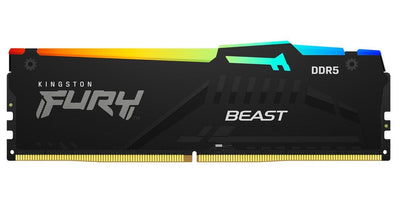 KINGSTON 32GB 6000MT/S DDR5 CL30 DIMM (KIT OF 2) FURY BEAST RGB EXPO