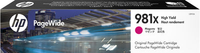 HP 981X MAGENTA ORIGINAL PAGEWIDE CARTRIDGE