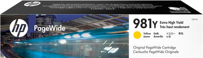 HP 981Y HIGH YIELD YELLOW ORIGINAL PAGEWIDE CARTRIDGE