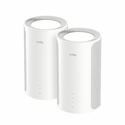 Cudy BE11000 Wi-Fi7 Tri-band Mesh Wi-Fi System (2 Pack)-White