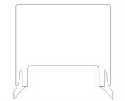Casey Self Supporting Protective Transparent Barrier