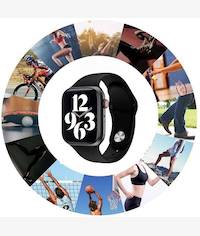 Nesty smart watch Sports Watch With Calling Function Black