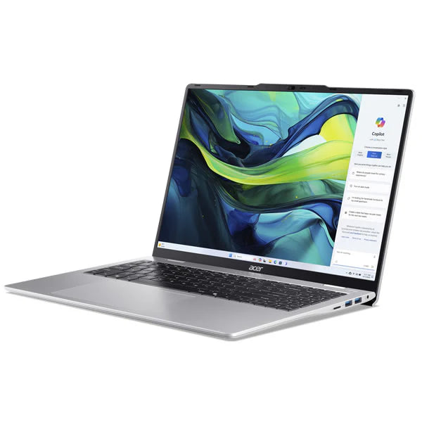 Acer Aspire AL16-71M-77KM Intel Core Ultra 7 155H 16" WUXGA IPS SlimBezel 16GB (8 GB DDR5 + 8GB DDR5) 1024GB PCIe NVMe SSD WIFI6+BT 2M FHD Camera 58Wh Li-ion battery 65W Type C adapter Windows 11 Home 1 YR Warranty