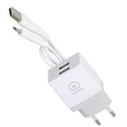 Geeko Dual USB Port Travel Charger WUW Adaptor with USB