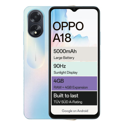 Oppo A18 128GB DS Glowing Blue