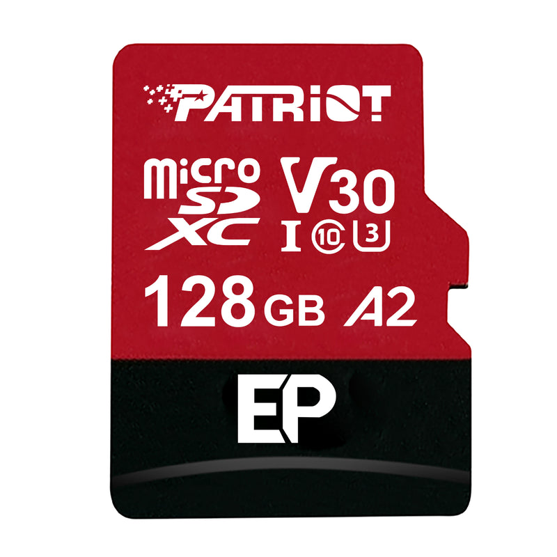 Patriot EP Series 128GB MICRO SDXC V30 A2 (w/o Adaptor)