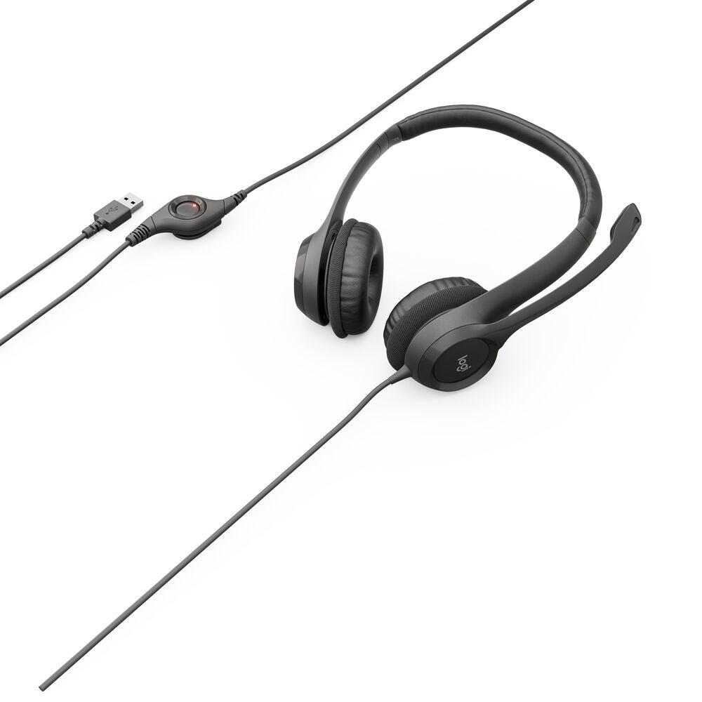 Logitech H390C - Stereo Headset - Black - USB-C