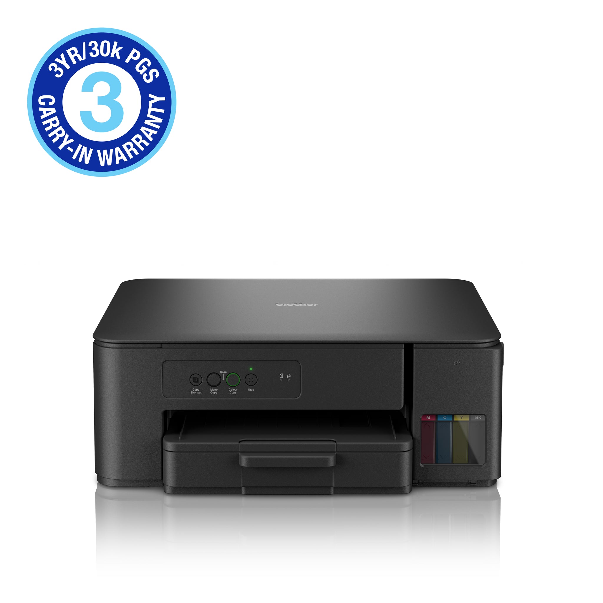Brother 3-IN-1 Ink Tank Printer USB Only (3YR / 30 000 Page Carry In Warranty)