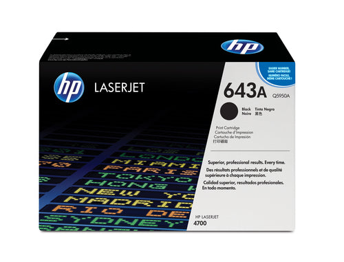 HP 643A BLACK TONER CARTRIDGE