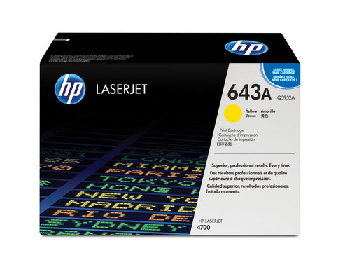 HP 643A YELLOW TONER CARTRIDGE