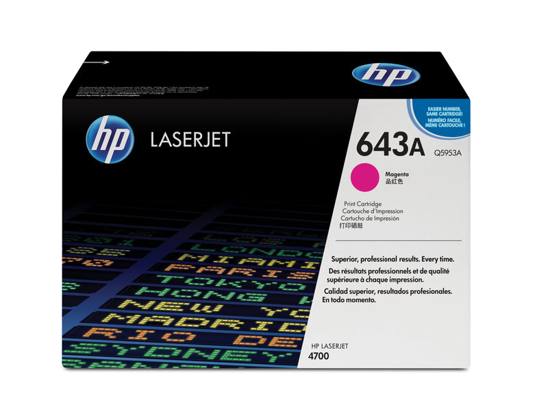 HP 643A MAGENTA TONER CARTRIDGE