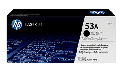 HP 53A LASERJET P2015 BLACK PRINT CARTRIDGE PRINTS APPROXIMATETLY 3...