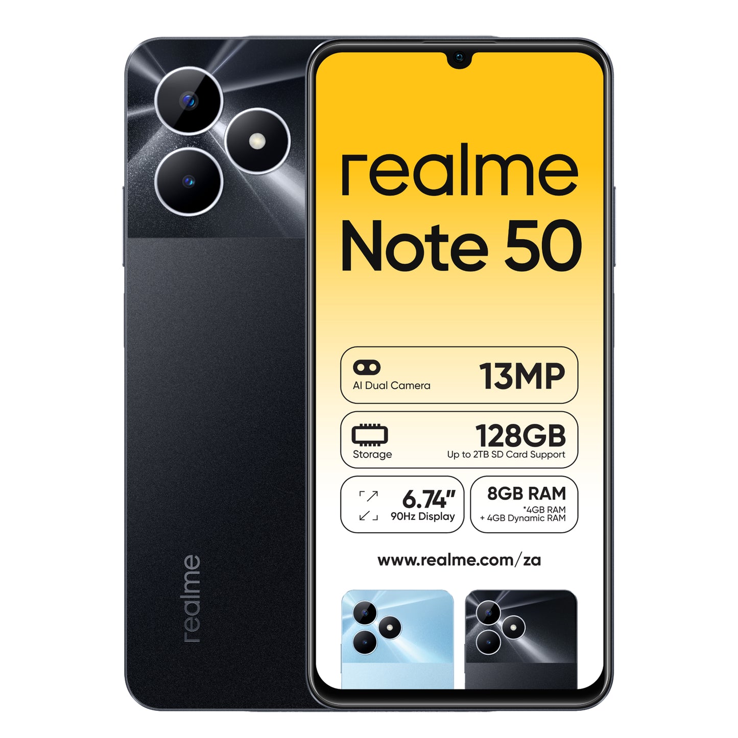 Realme Note 50 128GB Dual SIM Dark Grey
