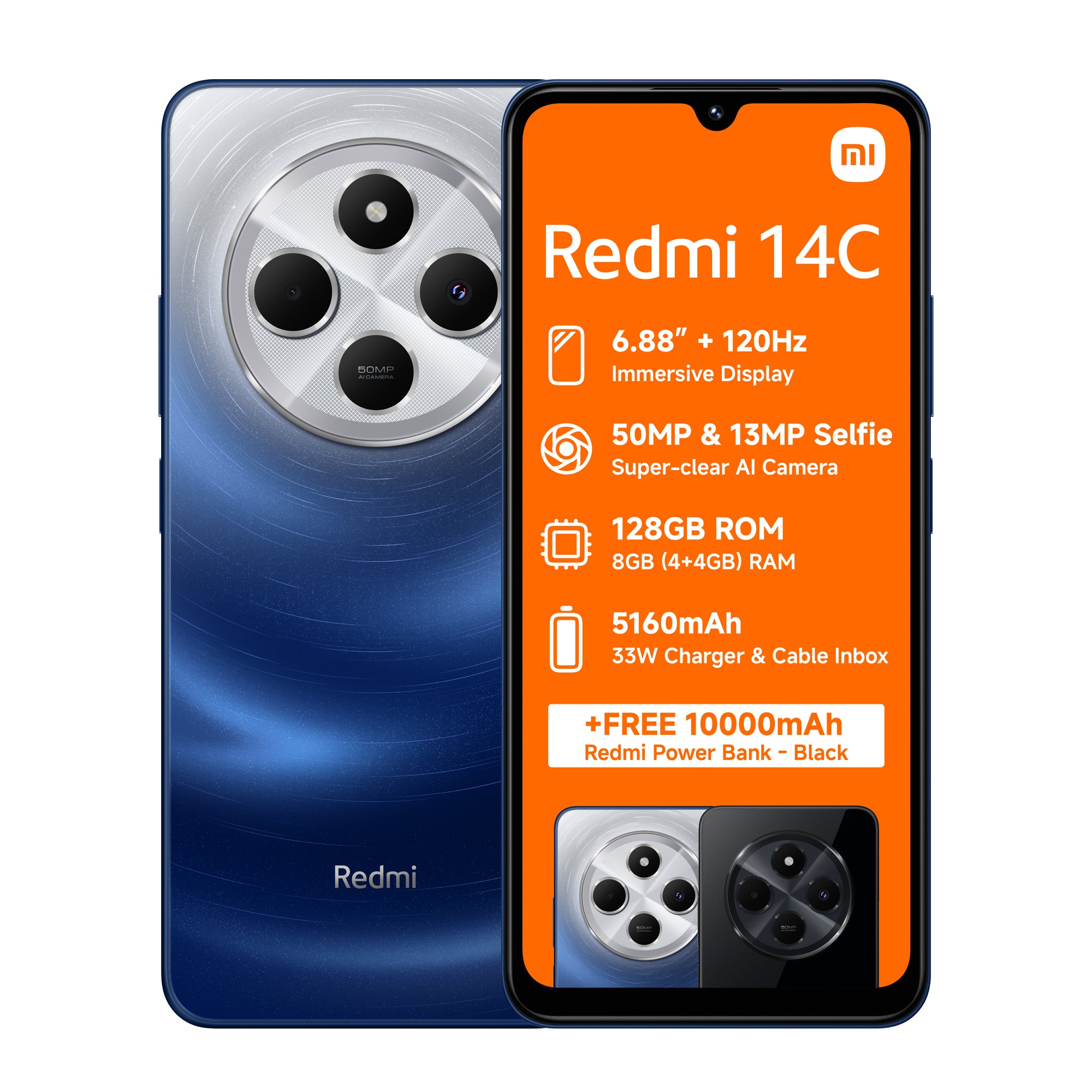 Redmi 14C 128GB Dual SIM Blue