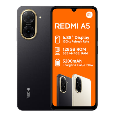 Xiaomi Redmi A5 128GB DS Midnight Black