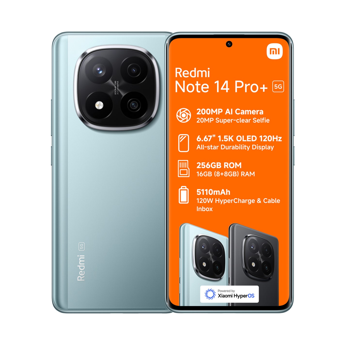 Redmi Note 14 Pro Plus 5G 256GB Dual SIM Frost Blue