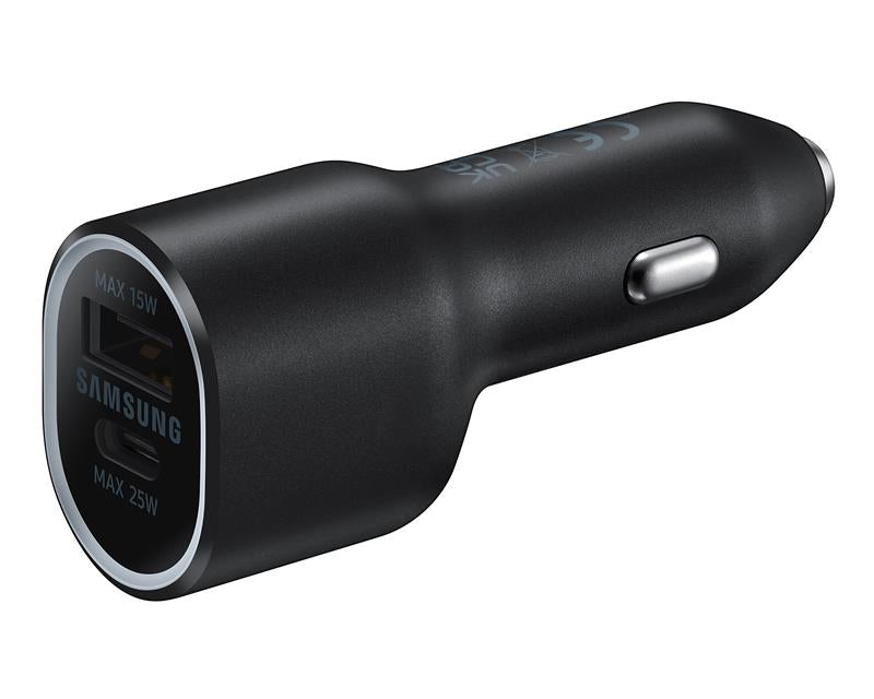 SAMSUNG DUAL USB CAR CHARGER POWER UP FAST – USB-C DELIVERS UP TO 2...