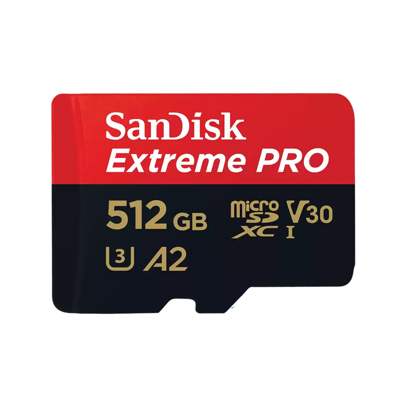 Sandisk Extreme Pro 512GB 4K Video microSDXC Card