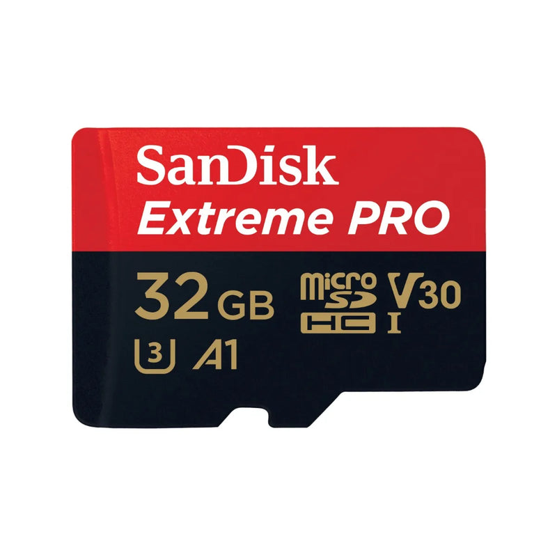 Sandisk Extreme Pro 32GB 4K Video MicroSDXC Card with Adapter