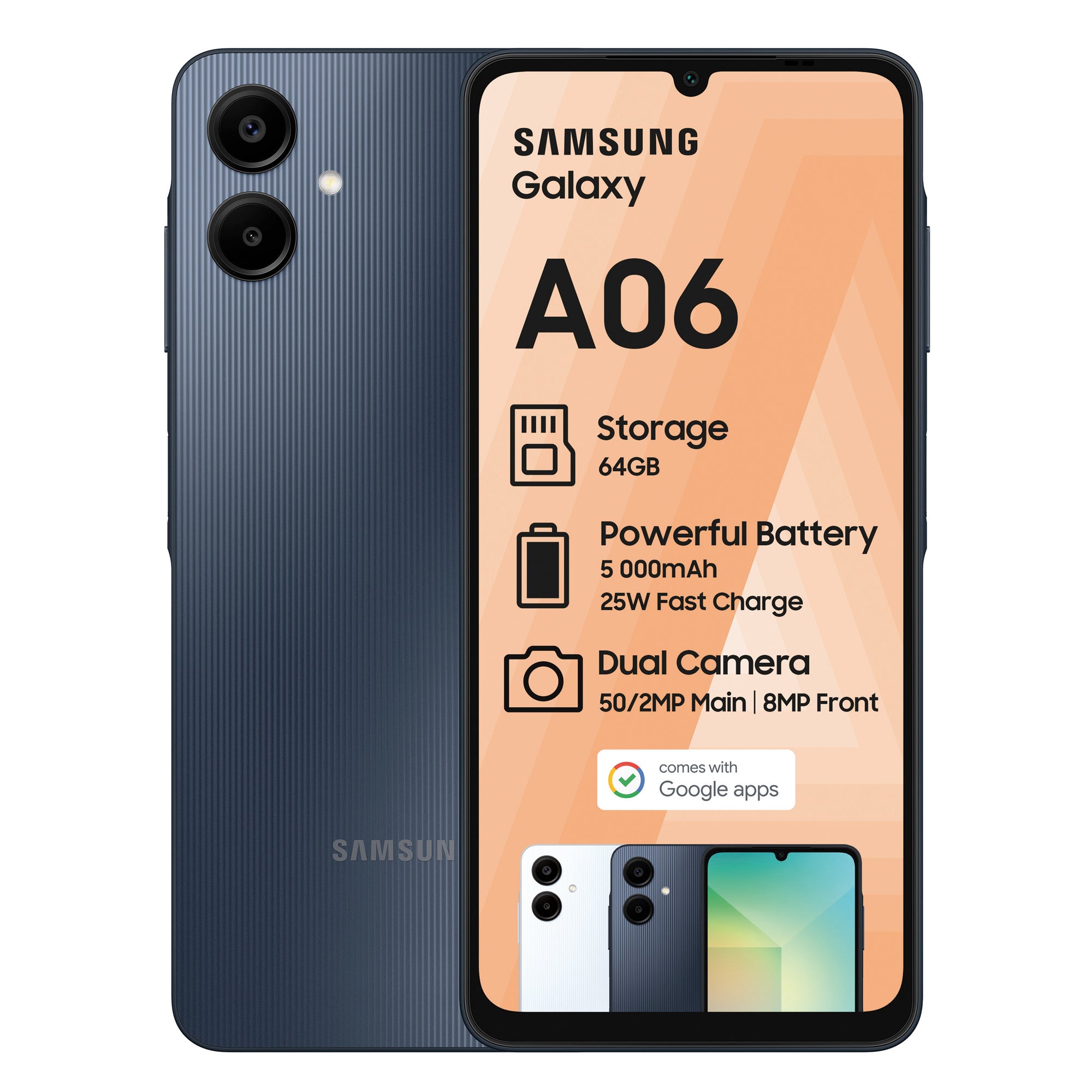 Samsung Galaxy A06 64GB Dual SIM Black
