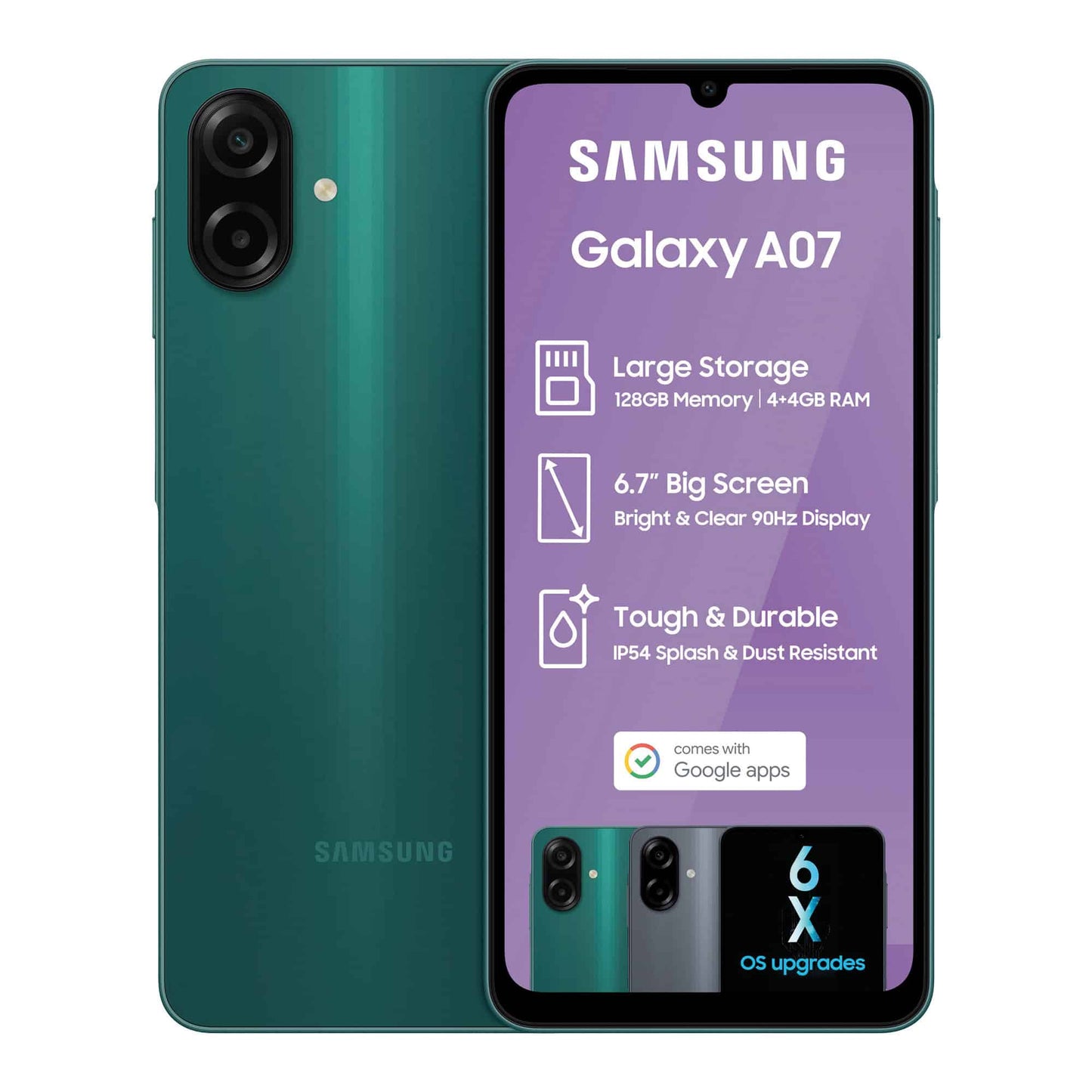 Samsung Galaxy A07 128GB DS Green