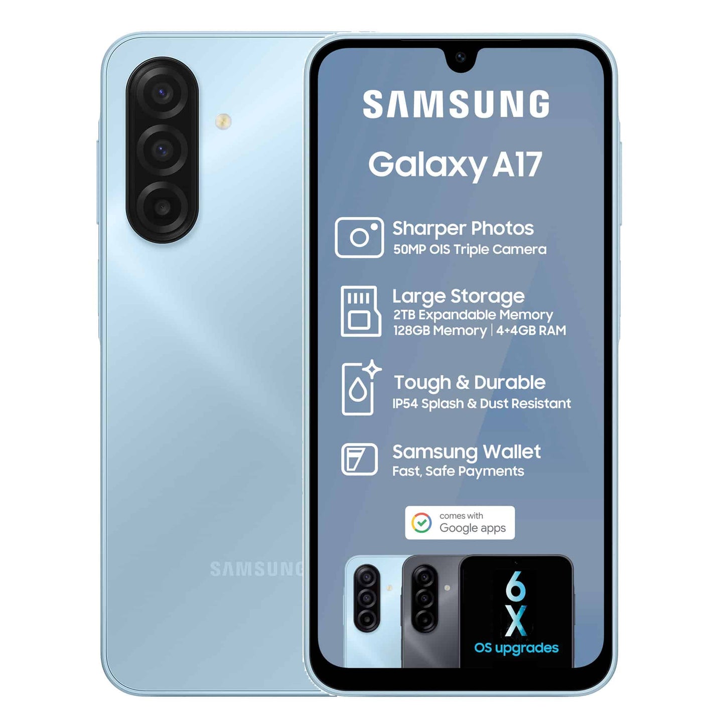 Samsung Galaxy A17 128GB Dual SIM Light Blue