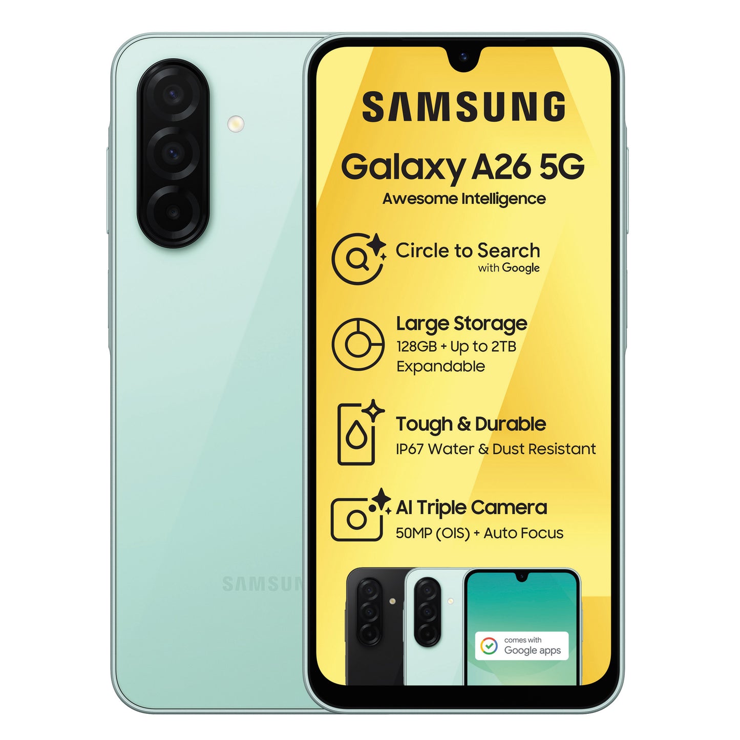 Samsung Galaxy A26 5G 128GB Dual SIM Light Green