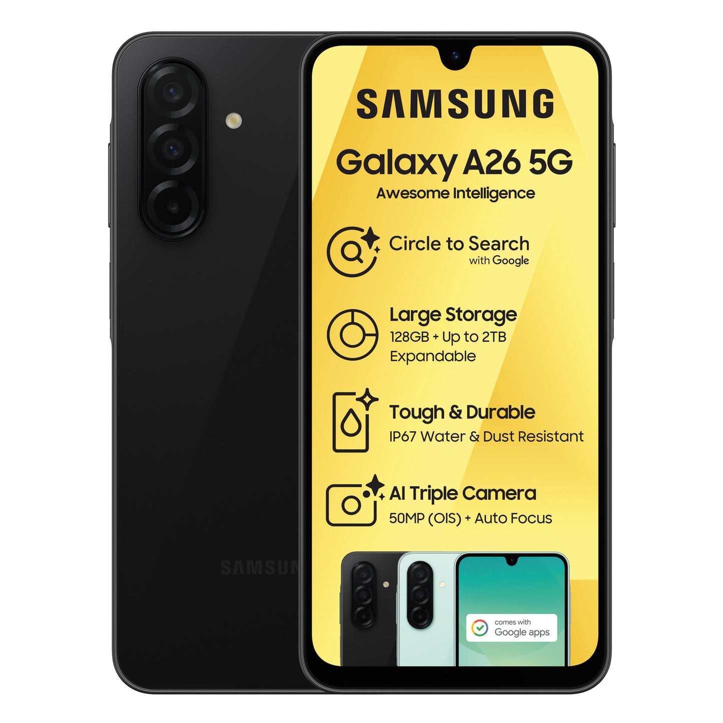 Samsung Galaxy A26 5G 128GB Dual SIM Black