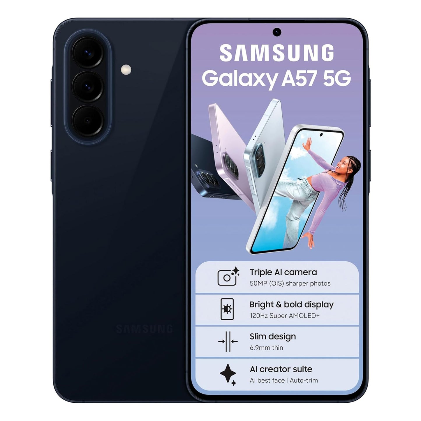 Samsung Galaxy A57 5G 256GB Dual SIM Awesome Navy