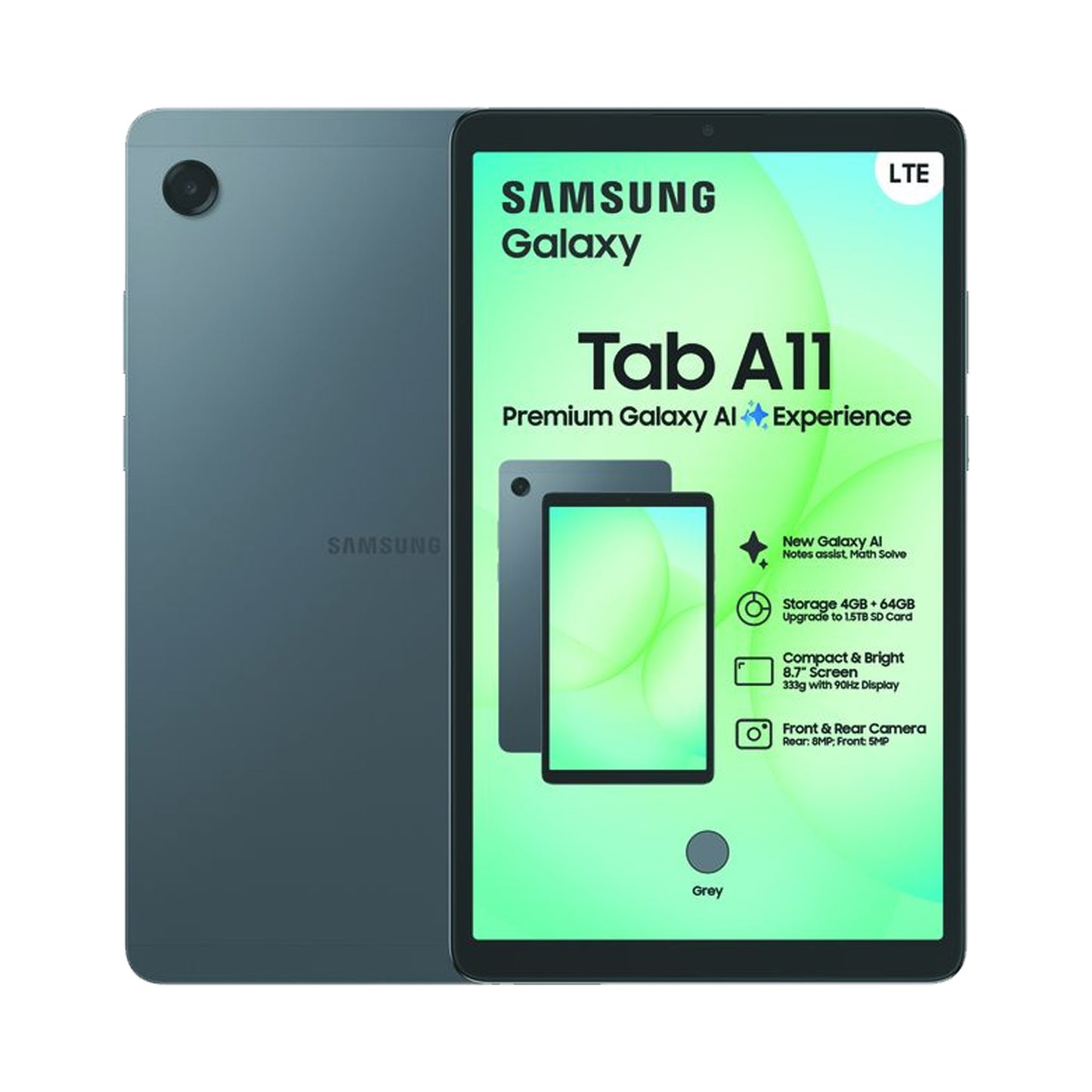 Samsung Galaxy Tab A11 4G 64GB Single SIM Gray